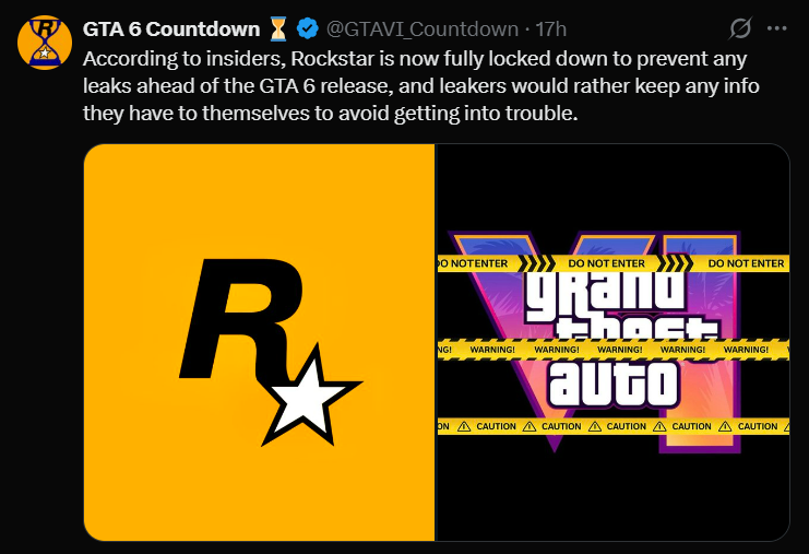 Neon cyberpunk illustration showing a digital safe locked with chains and padlocks beside a Rockstar logo, symbolizing Rockstar’s tightened security to prevent GTA 6 leaks.